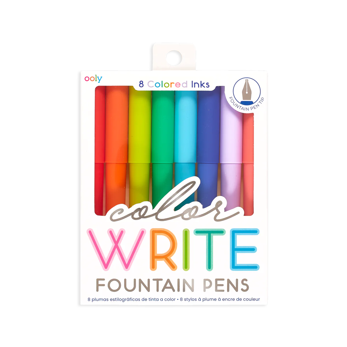 Color WRITE fountain pens - Set of 8