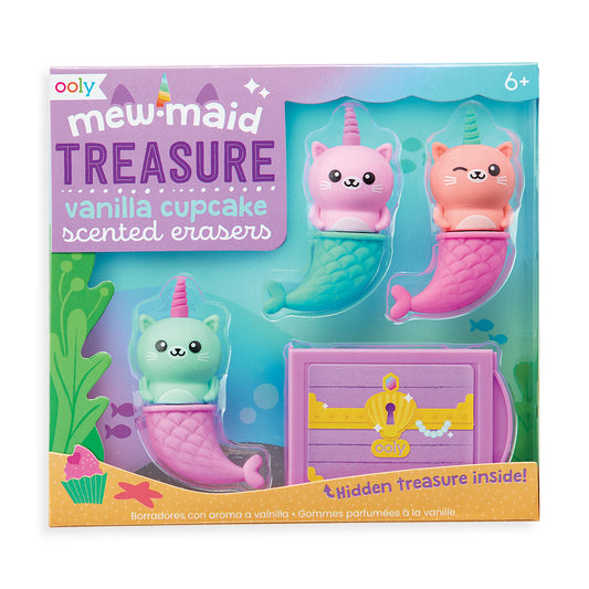 Mew-maid Treasure Scented Erasers